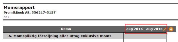 Omföra moms i PromikBook För varje momsredovisningsperiod, vare sig du använder 1, 3 eller 12 månader när du redovisar din moms till skatteverket, så ska momsen omföras efter varje period.