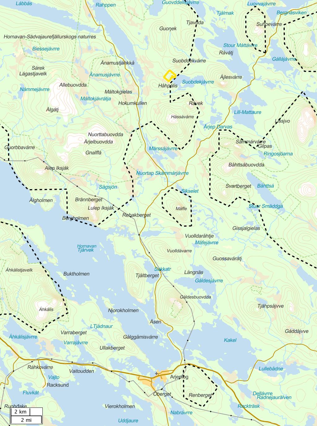 Kartutskrift 2017-07-25 10:36 Suobdek Norrskog Skala: ~1:184728 Kartbild;