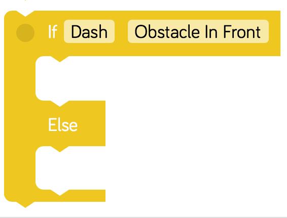 Vad betyder blocken? Styr hur Dash interagerar med sin omgivning. Wait For # seconds: låt Dash vänta X antal sekunder innan den fortsätter.