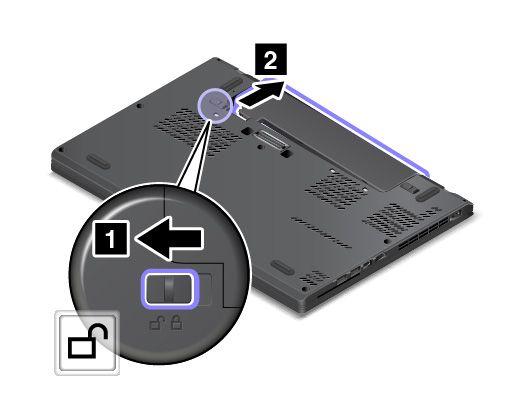 Det här systemet stödjer endast batterier som är speciellt konstruerade för den specifika datorn och som tillverkats av Lenovo eller en annan behörig tillverkare.
