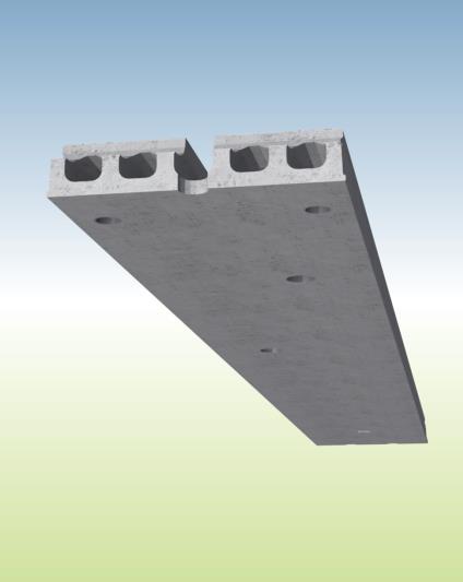 Håldäck, typ HDF 120/20 F155 Håldäck är en bjälklagsprodukt som genom sin materialsnålhet och konstruktion ger många fördelar.