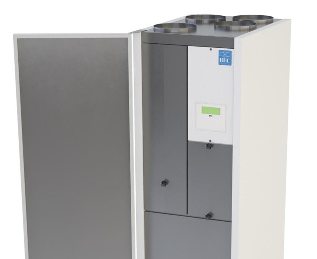 INNEHÅLL Ventilationsaggregat RT 250/400S-EC-RS Funktion & Uppbyggnad Generell beskrivning 3 Hölje 3 Frånluftsfilter 3 Bypasspjäll 3 Frånluftsfläkt 3 Tilluftsfläkt 3 Värmeväxlare 3 Tilluftsfilter 3