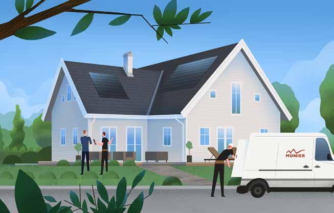 Dags för takrenovering? Grattis! Passa på att uppgradera ditt hus med ett Monier Solenergitak. Med integrerade solpaneler gör du en bra investering, både för din egen ekonomi och för miljön.