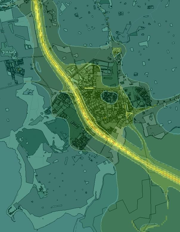 Figur 81 Beräknade årsmedelvärden av