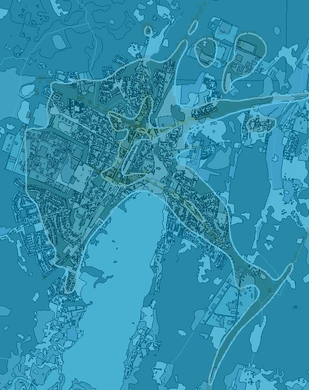 Figur 111 Beräknade årsmedelvärden av