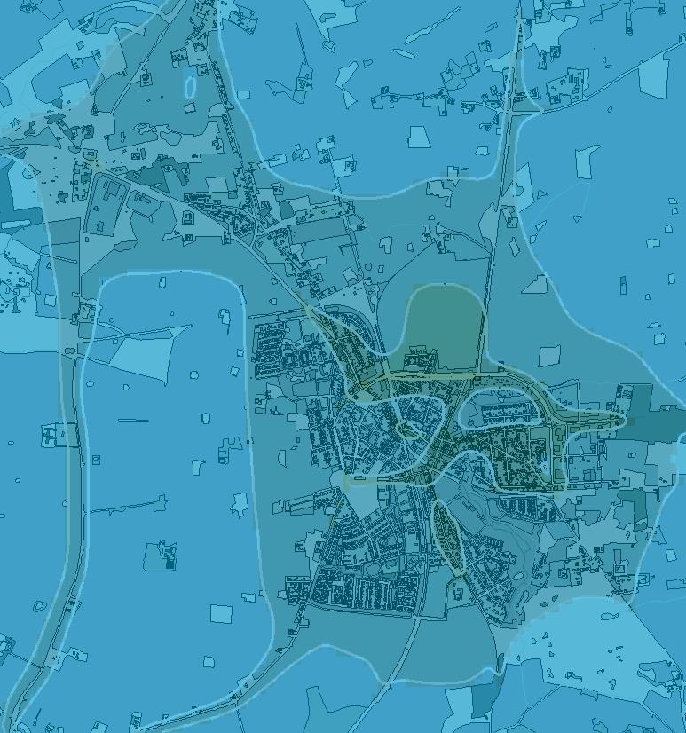 Figur 159 Beräknade årsmedelvärden av