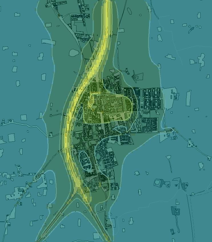Figur 171 Beräknade årsmedelvärden av