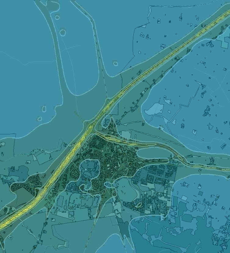 Figur 183 Beräknade årsmedelvärden av