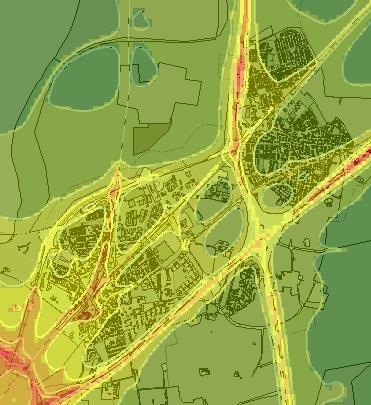 Figur 21 Beräknade årsmedelvärden av