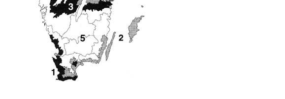 Kusten norr om Vänern, Närke, Västmanland, Södermanland, Uppland. 5. Götalands skogsbygder.