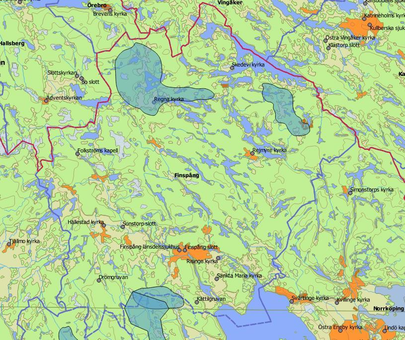 Detta gäller även i området Bösebo kommungräns Norrköping mot Tolskepp.