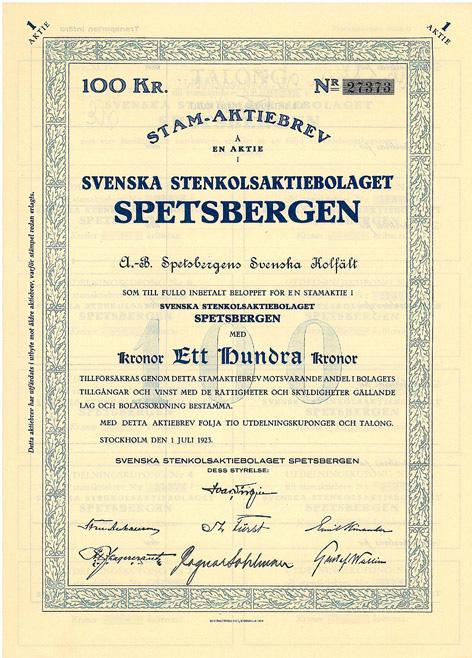 ef Nr 50 Mellansvenska Malmfälten, AB, kr, 1918, Stockholm,