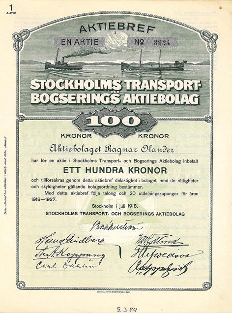 3567, bild Stockholms Rederi AB Svea, 50 kr, 1918,