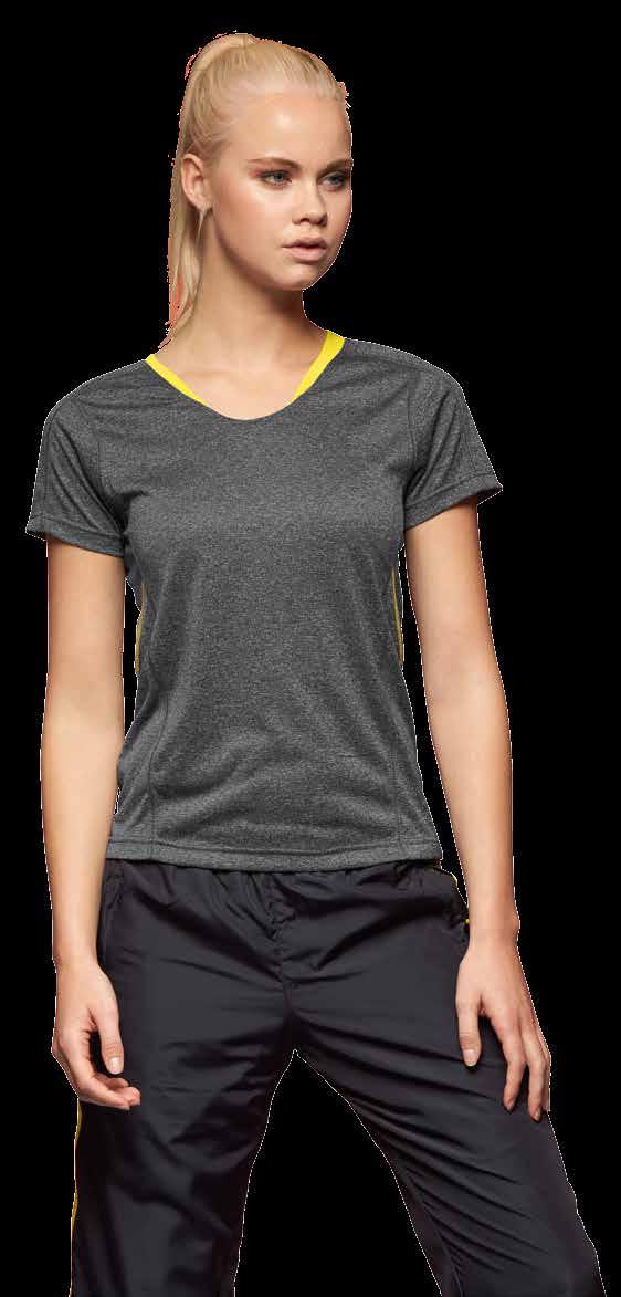 V-ringad JN470: rundhalsad Utsida (125 g/m²): 100% polyester