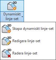 Skapa dynamiskt linje-set (4.2) Ribbon / Palette: Naviate Landskap / Landskap Tool Palette/Tab: Naviate Landskap 3D / 30.