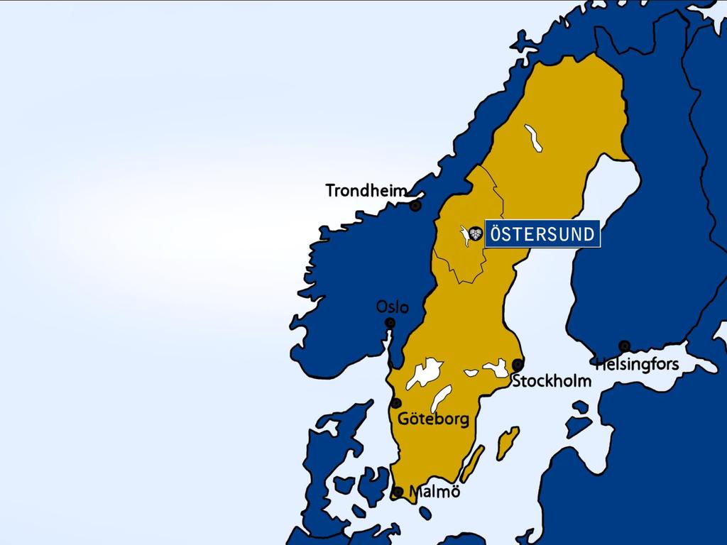 Östersund i världen Runt Östersund finns fjällvärlden och en storslagen natur under hela året Goda