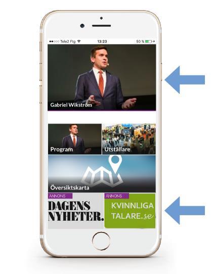 DIGITALA KANALER Vitalis app 89% av besökarna som går på konferenser och mässor anser att en app underlättar besöket Nu finns Vitalis app.