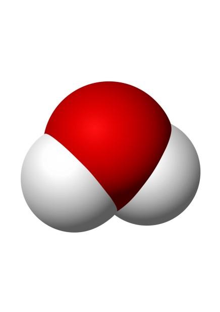 Eftersom väte skrivs H och syre O, kommer den kemiska beteckningen för vatten att skrivas H 2 O. Materia Ordet materia betyder egentligen ämne.