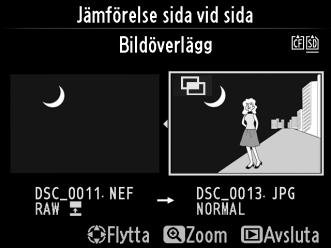 3 Jämför kopian med originalet. Källbilden visas till vänster och den retuscherade kopian till höger, med de alternativ som användes när kopian skapades listade längst upp på skärmen.