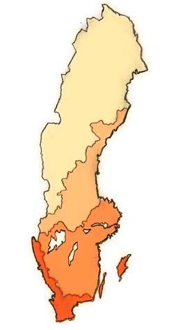 1 tre steg mot effektivare energianvändning Antal graddagar i procent av ett normalår Sveriges olika temperaturzoner.