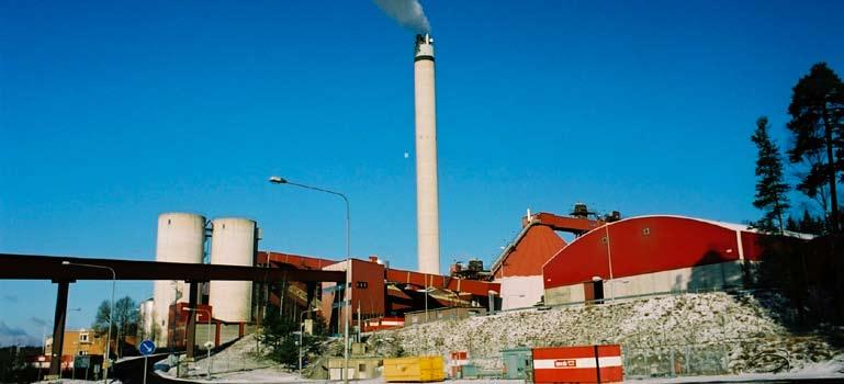 byt till bättre värmesystem 3 Fjärrvärmeverket i Igelsta utanför Södertälje.