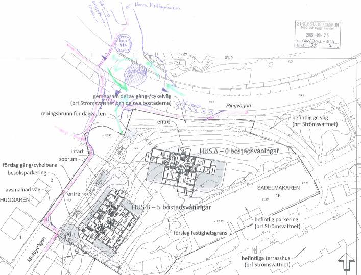 Detaljplan för Del av kv Sadelmakaren, Strömstads Kommun - Boendemiljön (bl.a. buller) försämras med kraftig ökad trafik.