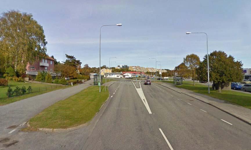 Detaljplan för Del av kv Sadelmakaren Bebyggelse vid Mellbyvägen/Ringvägen Den nya bebyggelsen är placerad ungefär i samma läge utmed Mellbyvägen som fastighetens befintliga bostadshus, dvs.
