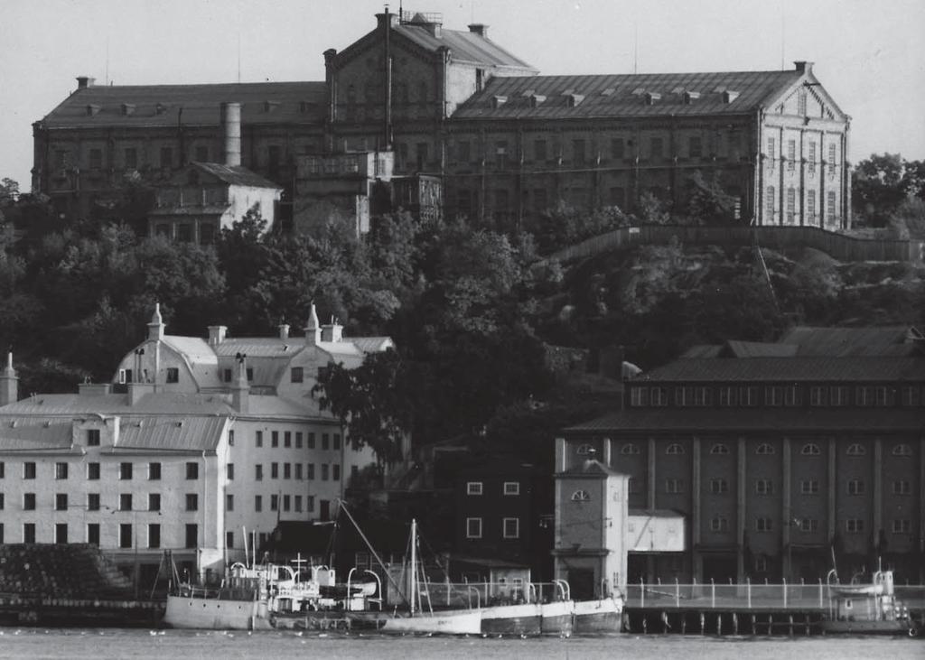 Svenska Oljeslageriaktiebolagets övre fabrik samt arbetarbostäder.