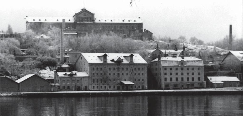 Svenska Oljeslageriaktiebolaget strax innan den övre fabriken