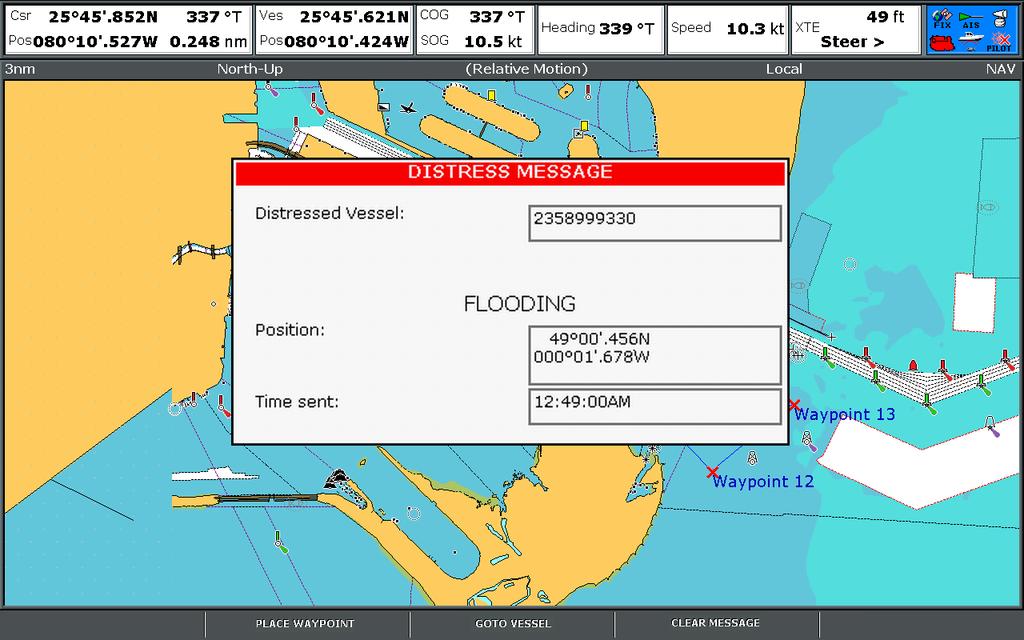 18.1 Använda VHF-radio med DSC tillsammans med C-skärmen Om du har en VHF-radio med DSC kan du ansluta den till skärmen, för att få information om nödanrop och andra fartygs positioner visade på den