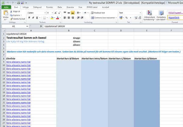I lärarrum på Sweol kan du på kontoinfo för varje elev också se resultaten lite mer detaljerat än i diagrammet.