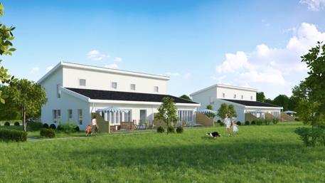 O M B Y G G A B O S T Ä D E R Bygga Bostäder utvecklar, säljer och producerar bostadsrätter i form av lägenheter av hög kvalité i standardiserade radhus, punkthus och villor.