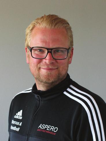 Handboll NIU, PROFIL TRÄNARE Marcus Artursson, huvudansvarig handbollsinstruktör, är