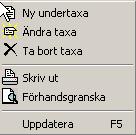 På detta sätt kan en taxa delas upp i olika delar och därmed kan antalet reduceras.