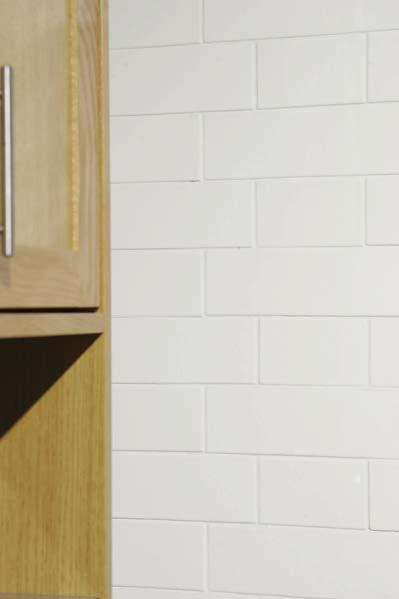 serie ceramica bianca blankglaserade strängpressade och