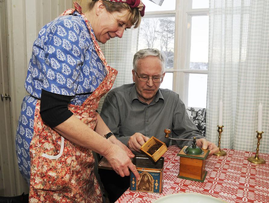 Friluftsmuseets miljöer används i minnesstimuleringsarbetet. Stiftelsen Jamtli VERKSAMHETSÅRET 2016 1.