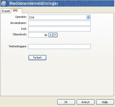 POP3-port: Porten för POP3-servern är normalt 110. SMTP-server: Här anger du adressen till SMTP-servern. Använd DNS-namn eller IP-nummer. SMTP-port: Porten för SMTP-servern är normalt 25.