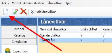 faller utanför systemet. Fjärrlånsvillkoret kan endast användas om du använder fjärrlånsmodulen. Läs mer om hur detta lånevillkor fungerar och redigeras i fjärrlånsmanualen.
