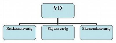 Organisation VD Anställd 1 Anställd 2