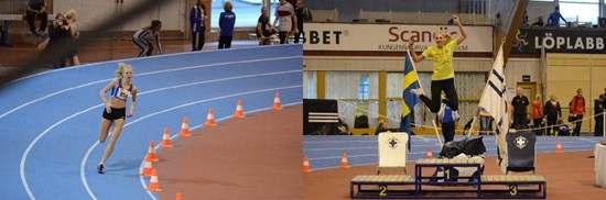 Även Hanna Bäckman gick till final på 60m.