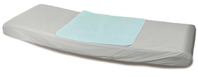 Sanicare art nr 1298 MediCarrier art nr 70774 Totalyta 45x45 cm Material sittytan 100% Polyestervelour Material undersida 100% Polyester Spärrskikt Polyuretan Absorptionsskikt 65% Polyester, 35%