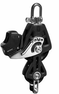 5. Tillbehör Synchro 72 och 90 mm Single Fiddle Part No Size working load limit weight Kg lb g oz 29927231BK 72 1100 2420 250 8.80 29929031BK 90 2000 4400 544 19.