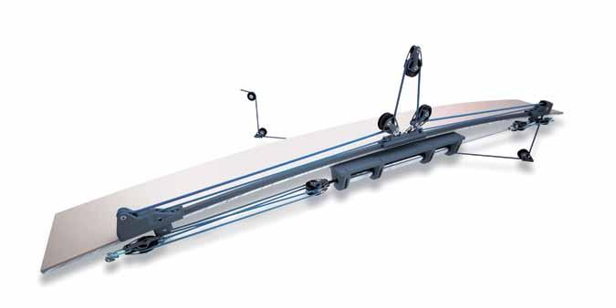 Styled with snag-free soft edges, Lewmar cars are machined from solid to individual specifications.