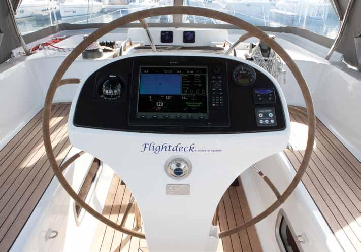 Custom Pedestal Gunfleet Flightdeck I det här projektet har Lewmar konstruerat alla