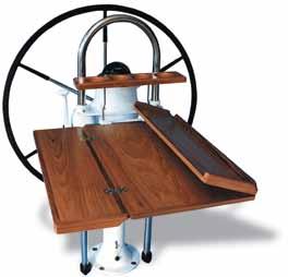 7. Steering Sittbrunnstillbehör Cockpit Table Vi har både teakbord och kompositbord tillverkade av upvc med mycket stark kompositkärna De levereras med hållare, fäste och monteringsinstruktioner