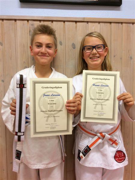Jonas och Hanna har just fått nya bältesgrader november 2016. Foto: Privat Ingo Specialinstruktör Ulf Gyllenhav är en stor beundrare av vår boxare Ingo.