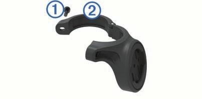 Installera baklyktan på cykelns sadelstolpe med ett av de medföljande fästena: Installera universalfästet (Installera universalfästet, sidan 1).