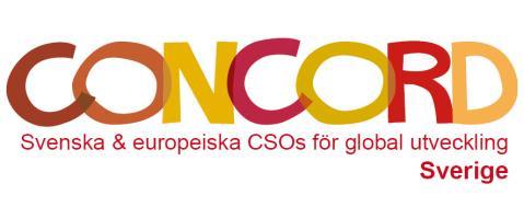 Verksamhetsplan 2014 för CONCORD Sverige 1. Inledning CONCORD Sverige är en plattform för samordning av civilsamhällesorganisationer i Sverige och samverkan med CONCORD Europa.