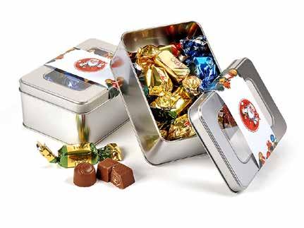Storlek på hink : Höjd 14 cm Diameter 25,5 cm Storlek på kort: A5 FÖNSTERSKRIN 109:- FÖNSTERSKRIN VERGANIPRALINER Vi har fyllt vårt metallskrin med goda praliner i olika smaker från Vergani.