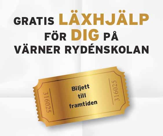 PROJEKTBESKRIVNING MKB möjliggör numera att samtliga elever i årskurs 7-9 på Värner Rydénskolan erbjuds läxhjälp genom stiftelsen Läxhjälpen.